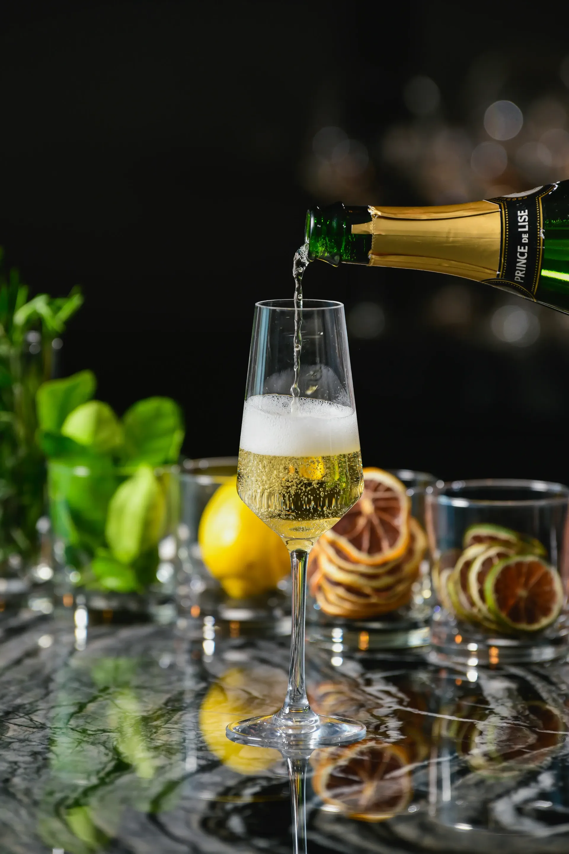 cocktail serving