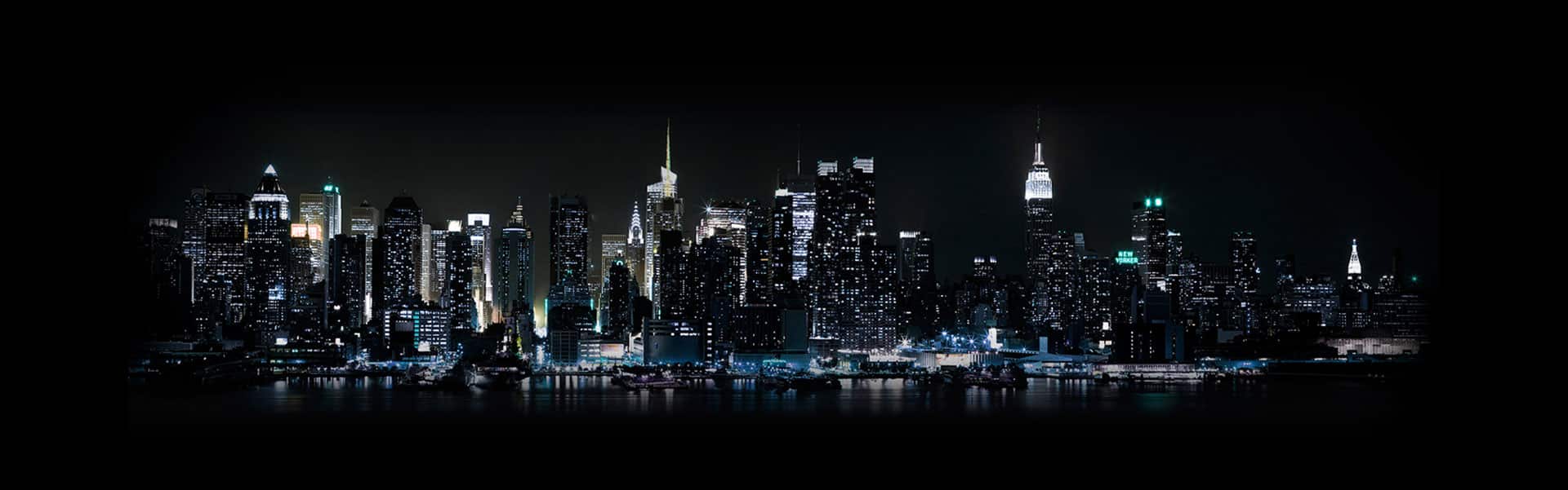 new york night skyline