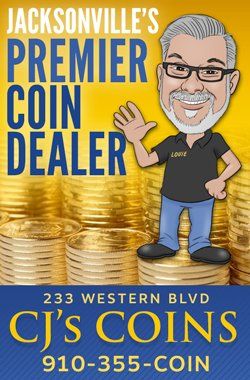 Coin Dealer Jacksonville NC Coin Appraiser Coin Supplies