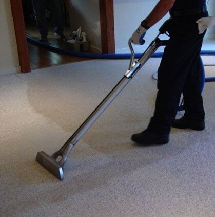 Man Cleaning the Rug - Cleaning Services in Lothian, MD