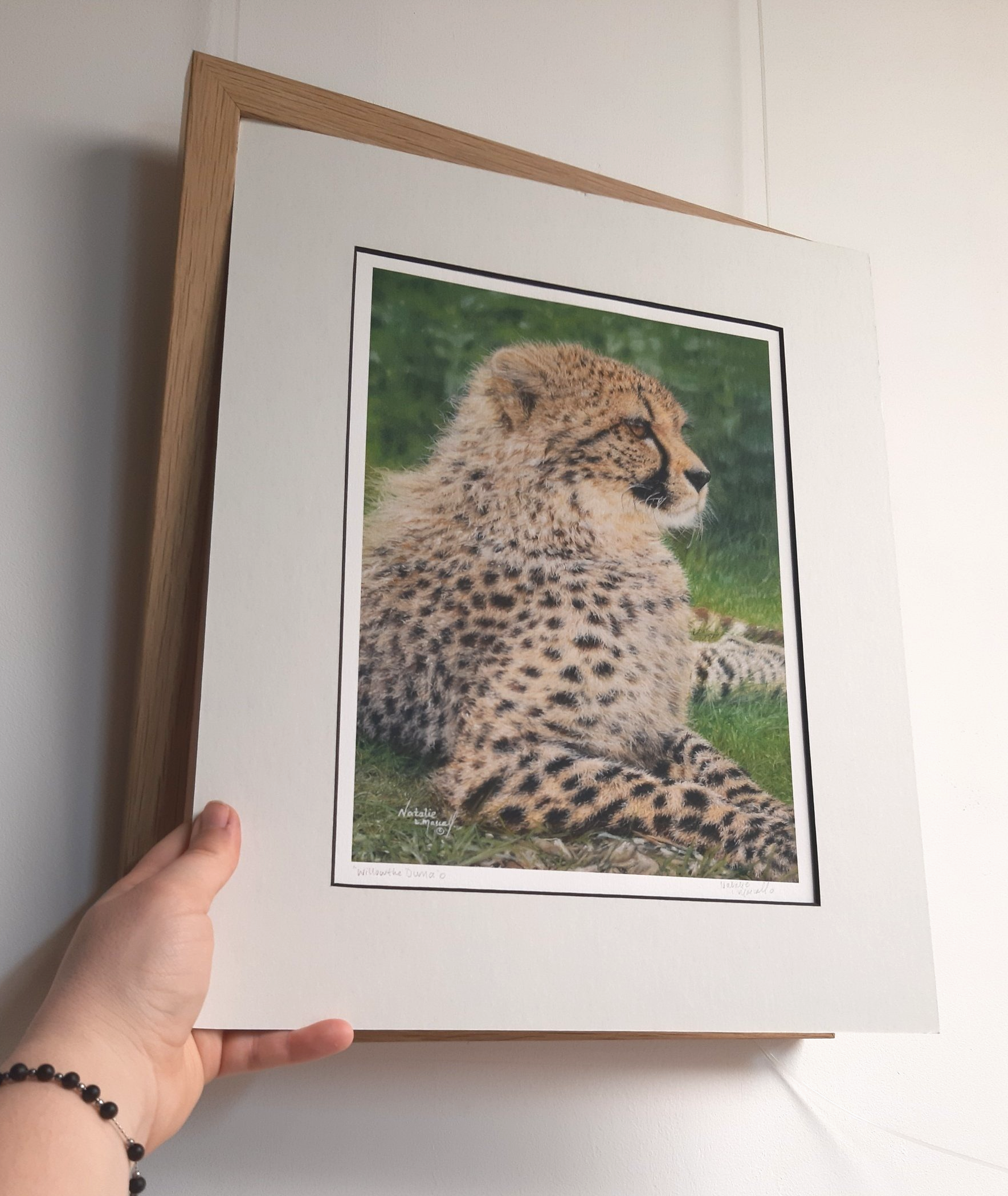willow the duma, cheetah print, custome framing, picture framing, custom picture framing, picture framing orders, framing,