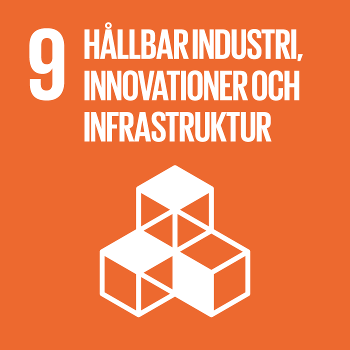 Logga 9 Hållbar industri, innovationer och infrastruktur