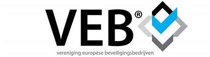 Een logo voor een bedrijf genaamd veb met een vinkje erop.