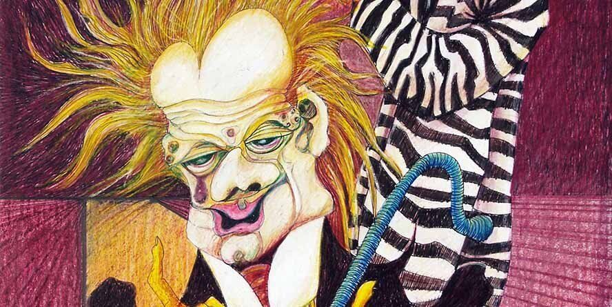 Painting from the Behind the Masque collection