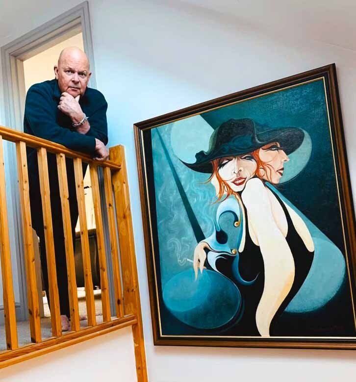 James Whale with artwork by Tony Heald