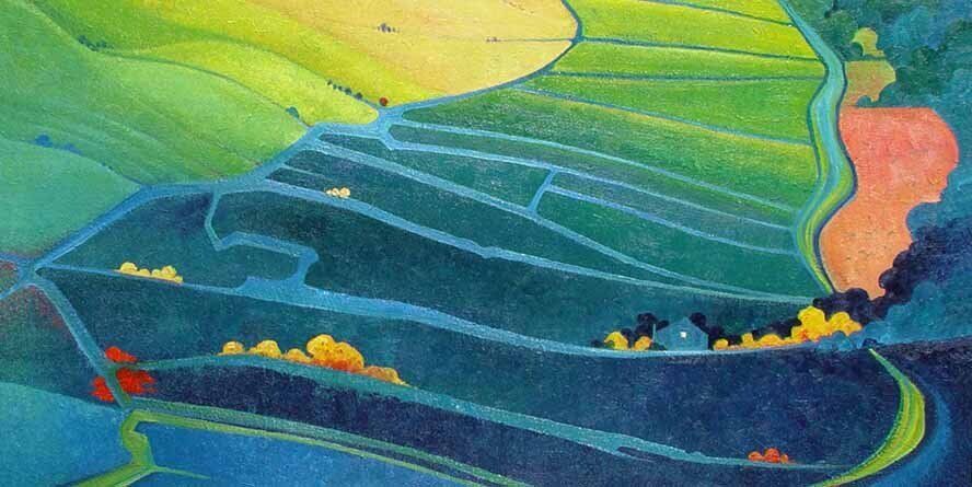 Painting from the Locked in a Landscape collection