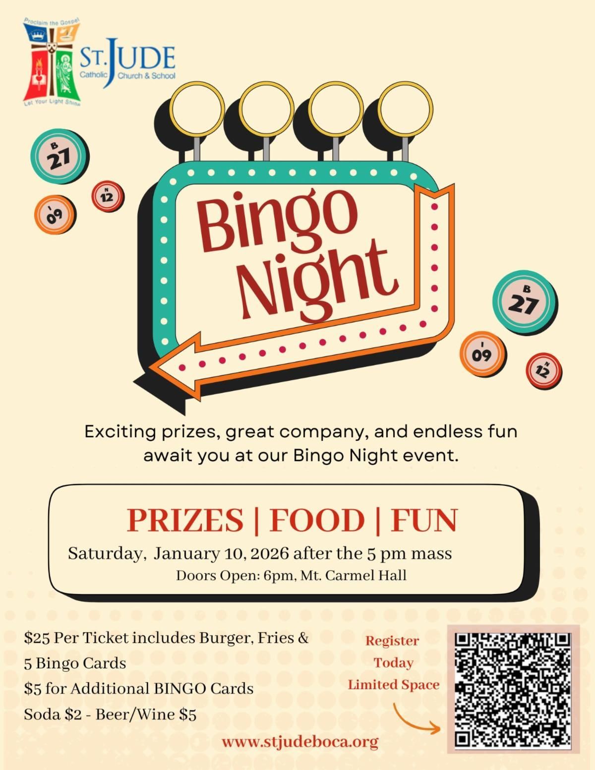 bingo night
