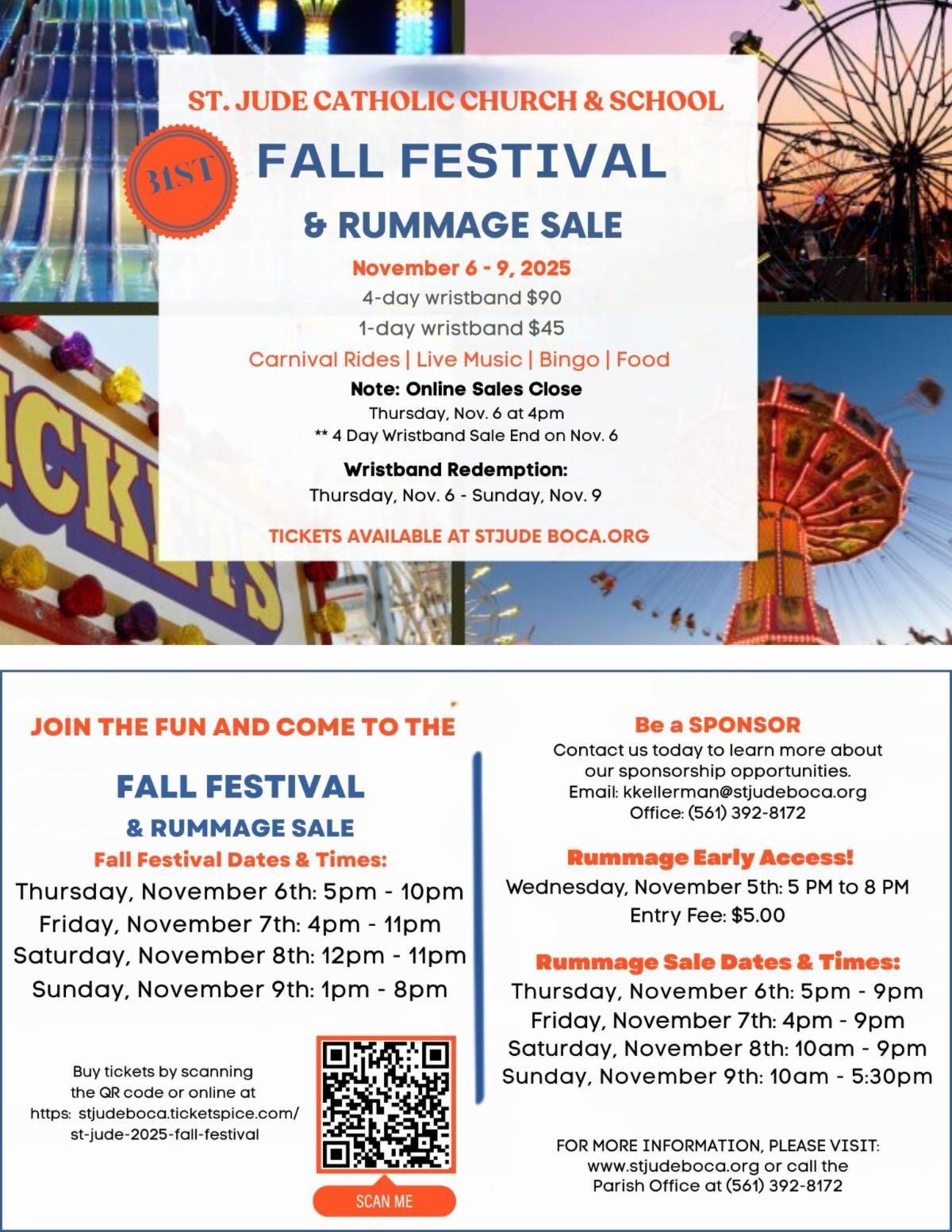 st jude fall festival has begun
