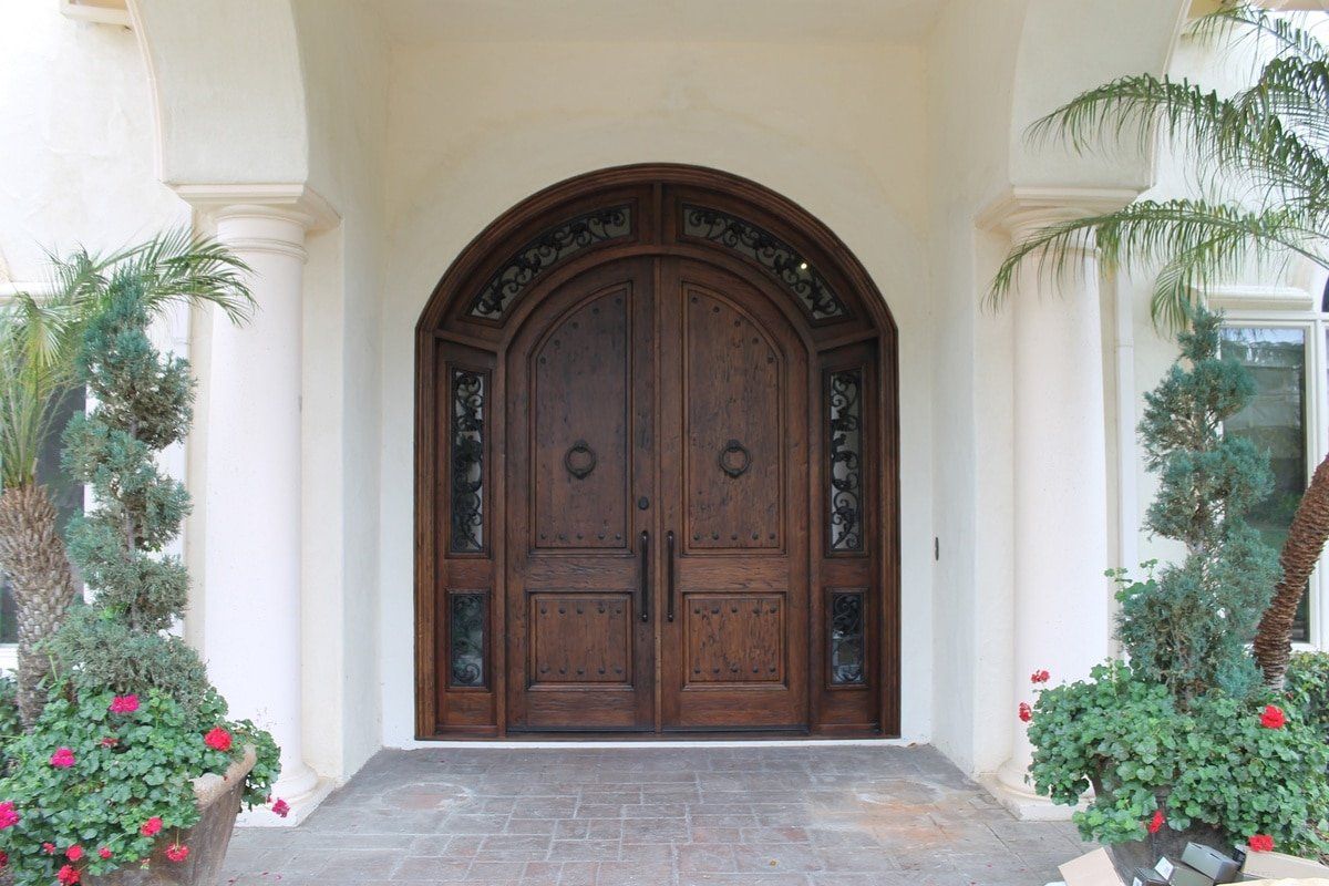 custom door boutique entry door gallery