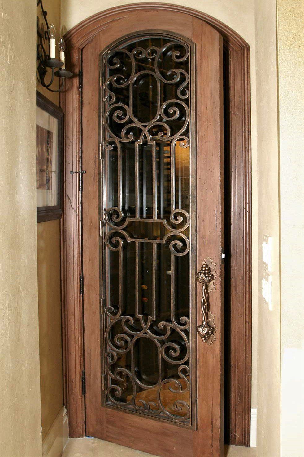 custom door boutique wine cellar doors