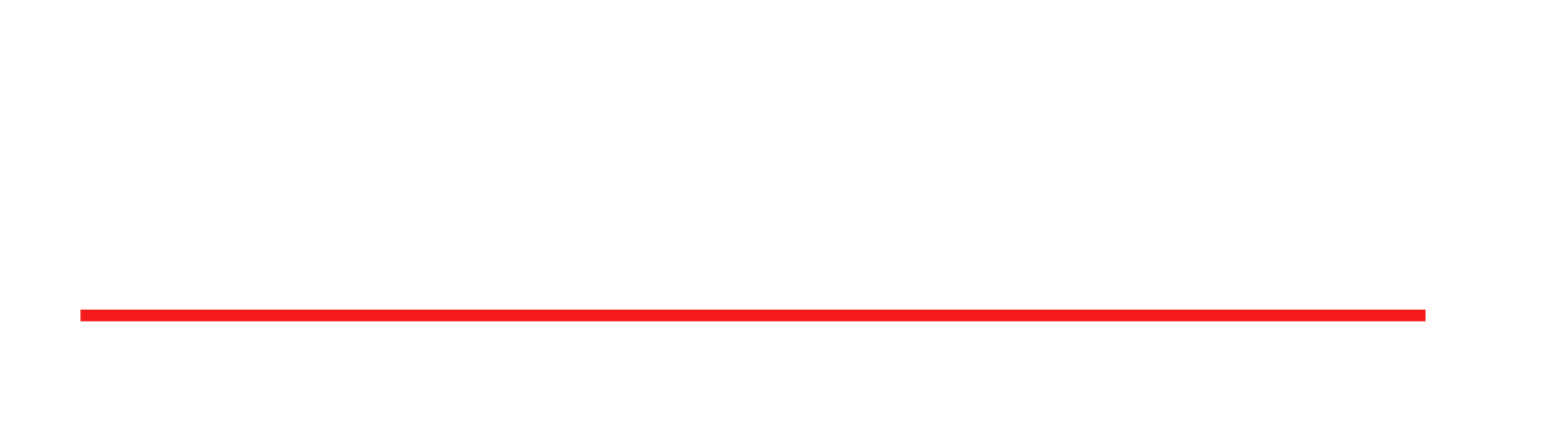 There is a red line on a white background.