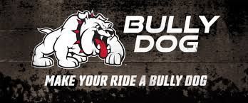 The logo for bully dog says make your ride a bully dog