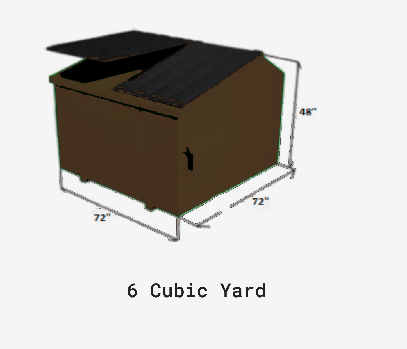 6 Cubic Yard Dumpster — Syracuse, NY — Chuck It LLC