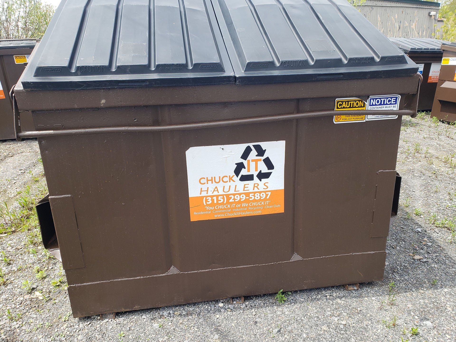 Dumpster — Syracuse, NY — Chuck It LLC