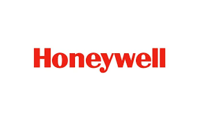 The honeywell logo is red on a white background.