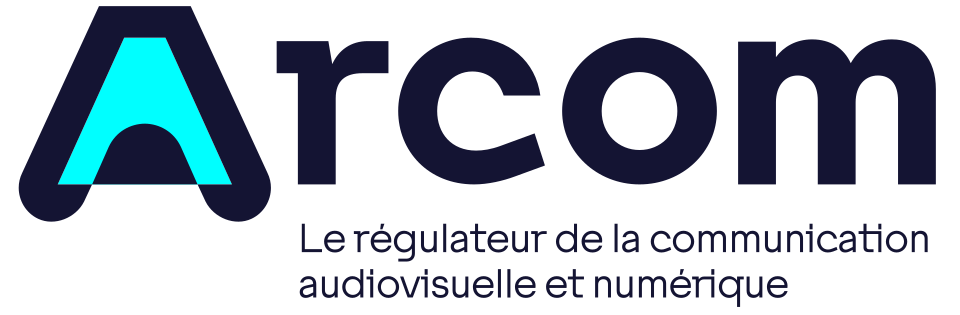 Logo Arcom, le régulateur de la communication audiovisuelle et numérique
