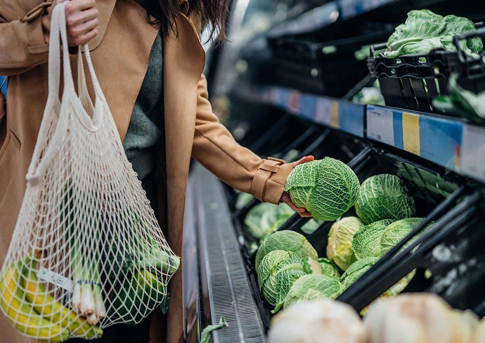 Woman Shopping For Fruits And Vegetables — Wichita, KS — Top Priority Concierge