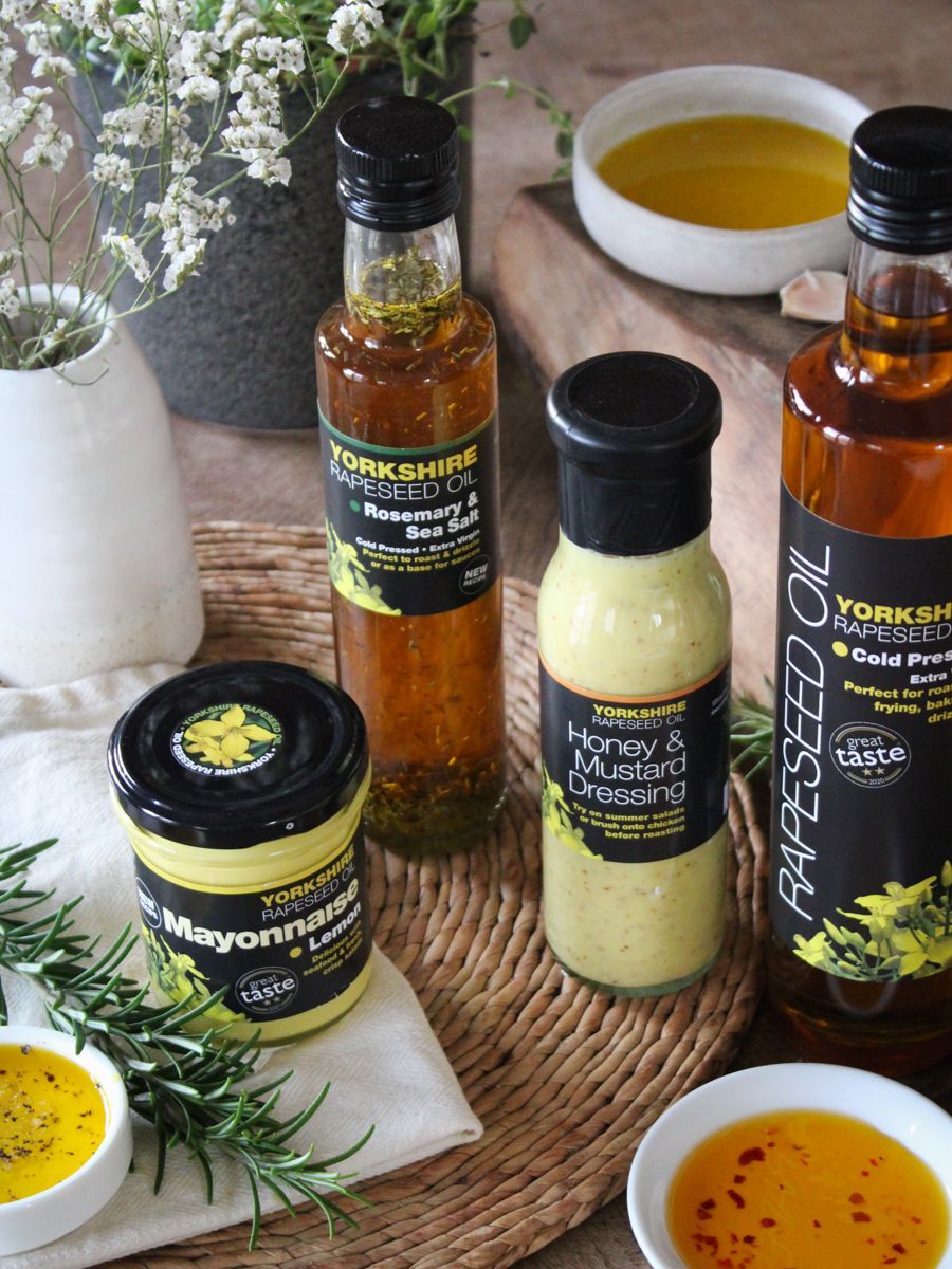 Yorkshire Rapeseed Oil available of The Pie Shop & Deli, 65 Clifton, York YO30 6BD