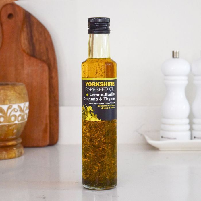 Yorkshire Rapeseed Oil Lemon, Garlic, Oregano & Thyme
