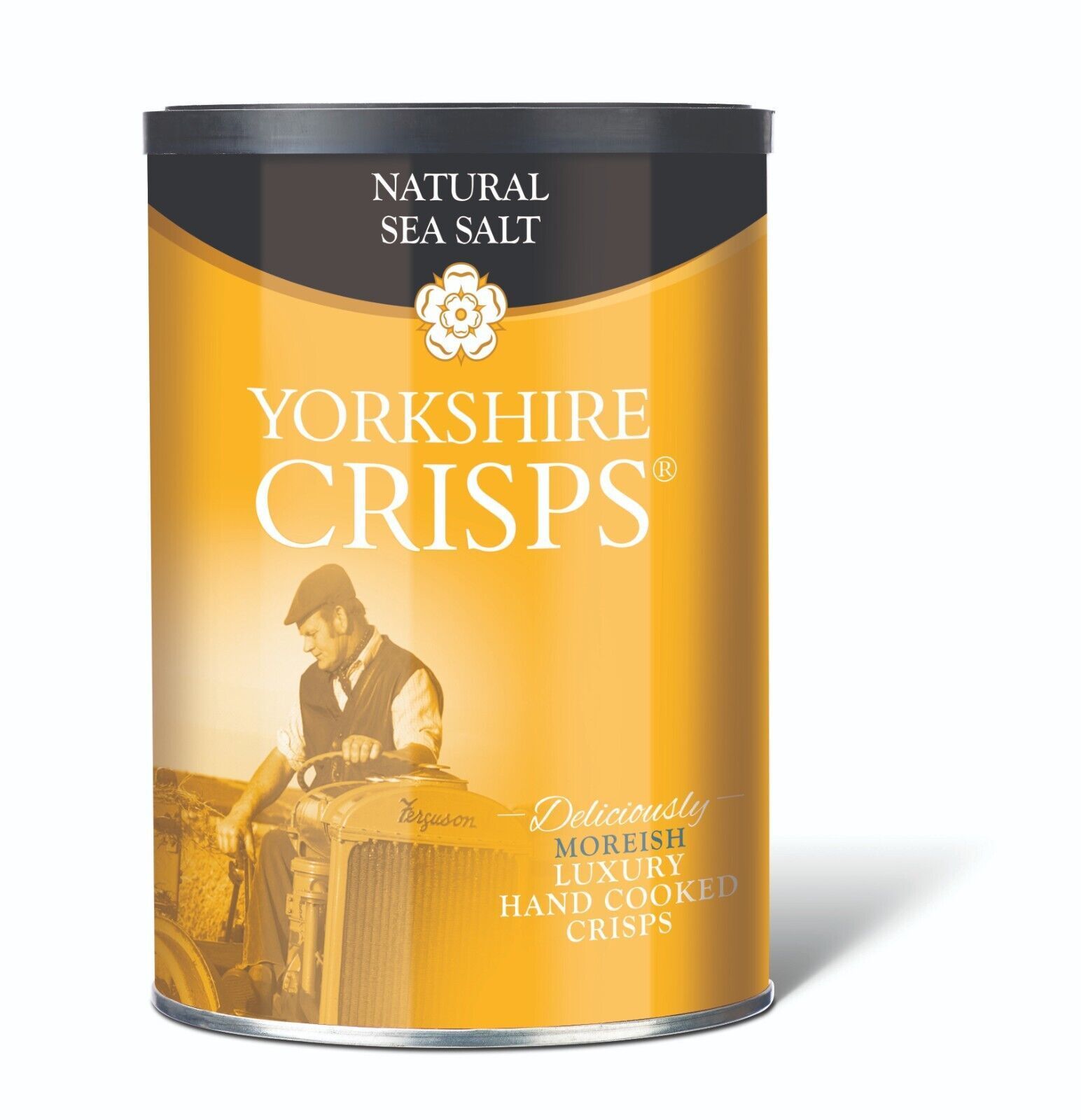 Yorkshire Crisps Natural Sea Salt Drum