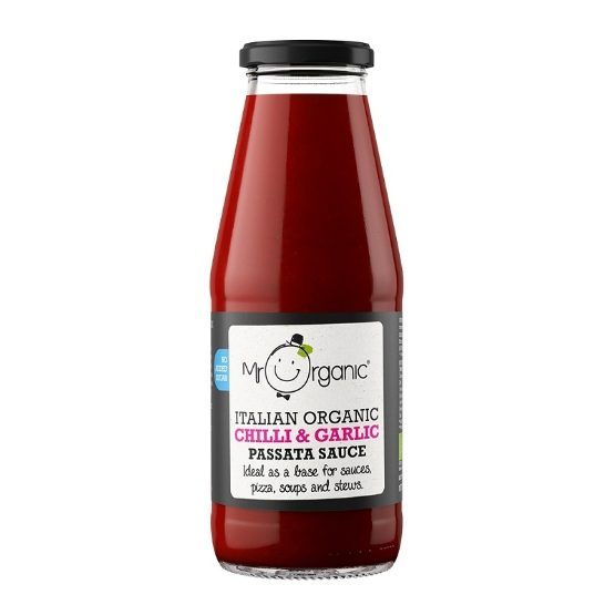 Mr Organic Chilli & Garlic Passata Sauce