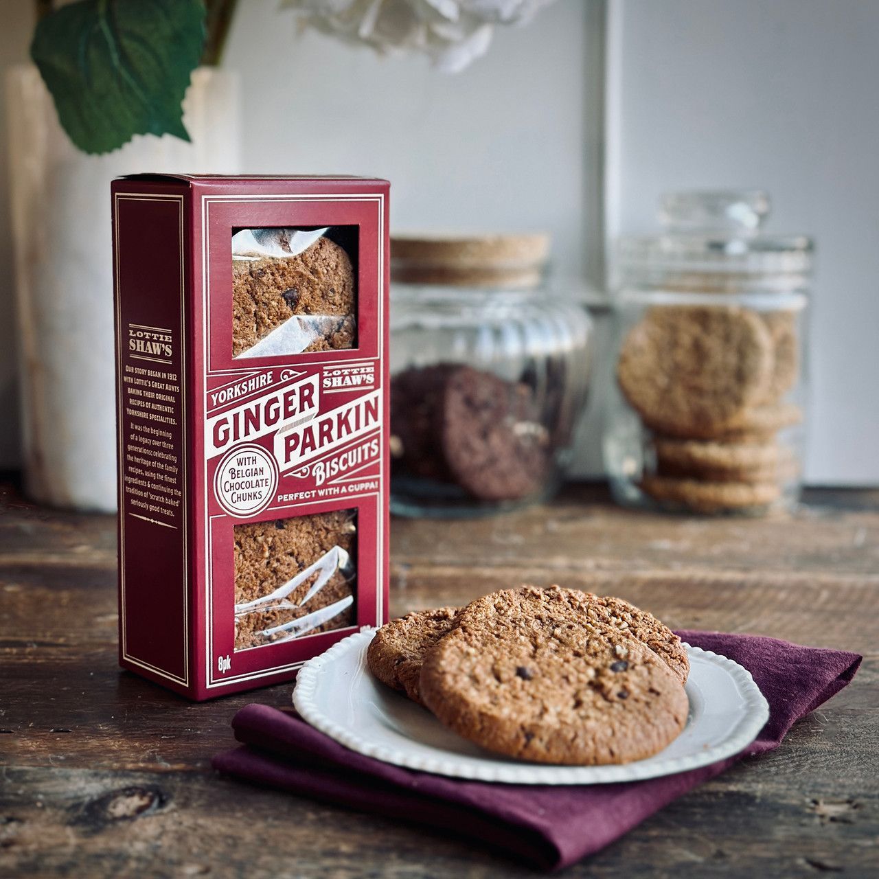 Lottie Shaw's Ginger Parkin and Chocolate Biscuits