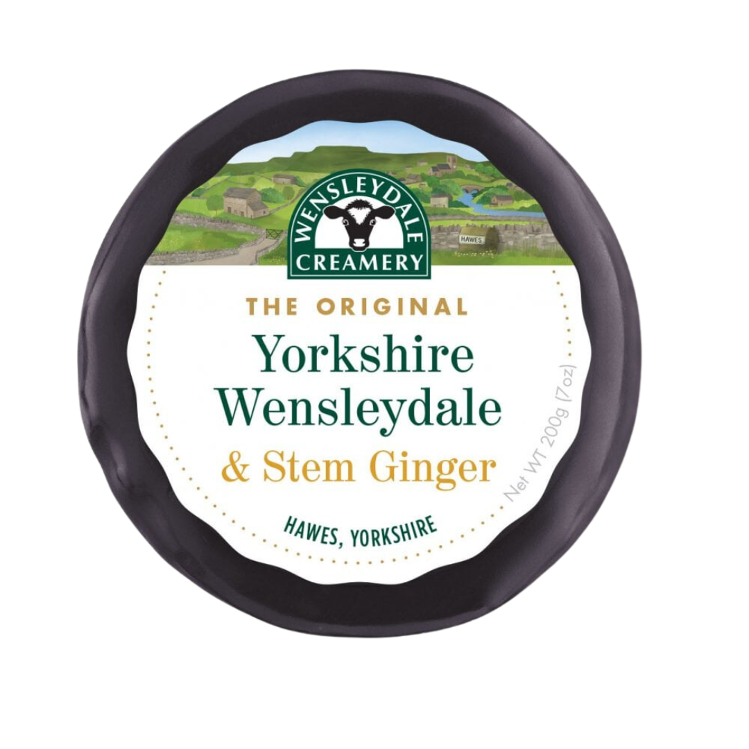Wensleydale Creamery Yorkshire Wensleydale with Stem Ginger 200g