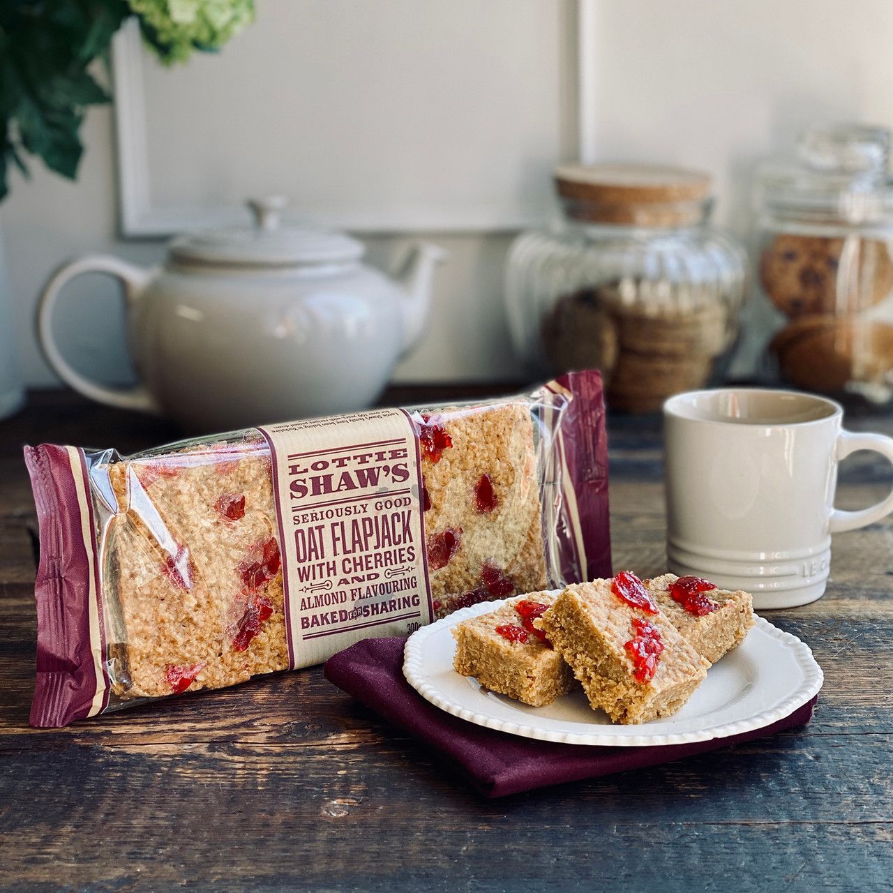 Lottie Shaw's Oat Flapjack with Cherries