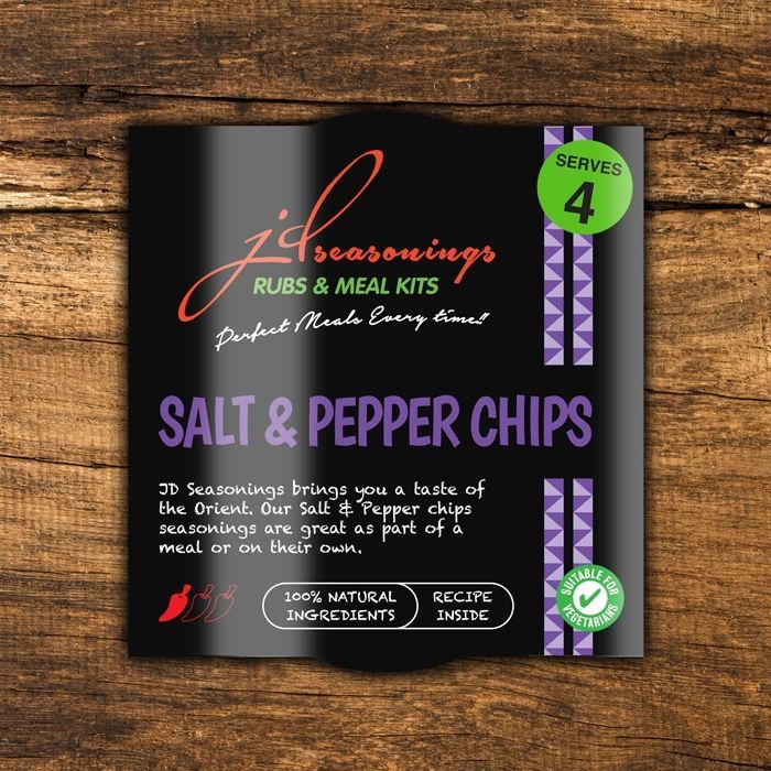 JD Seasonings Salt & Pepper Chips