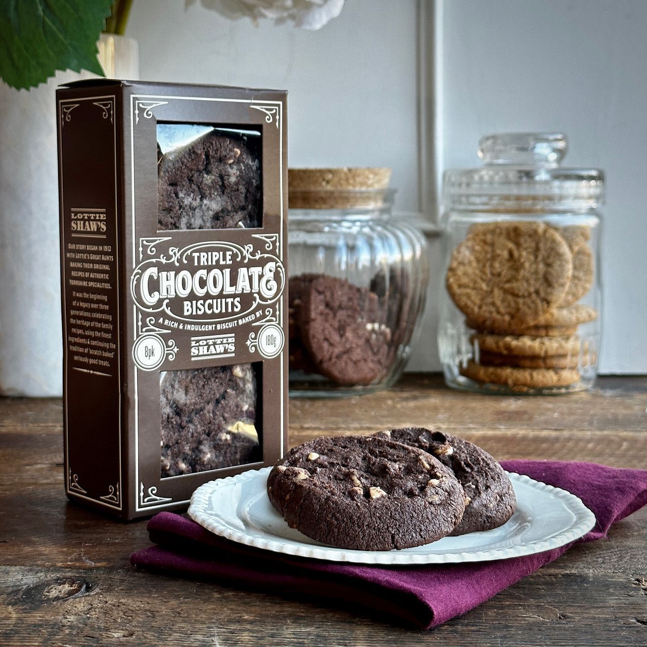 Lottie Shaw's Triple Chocolate Biscuits