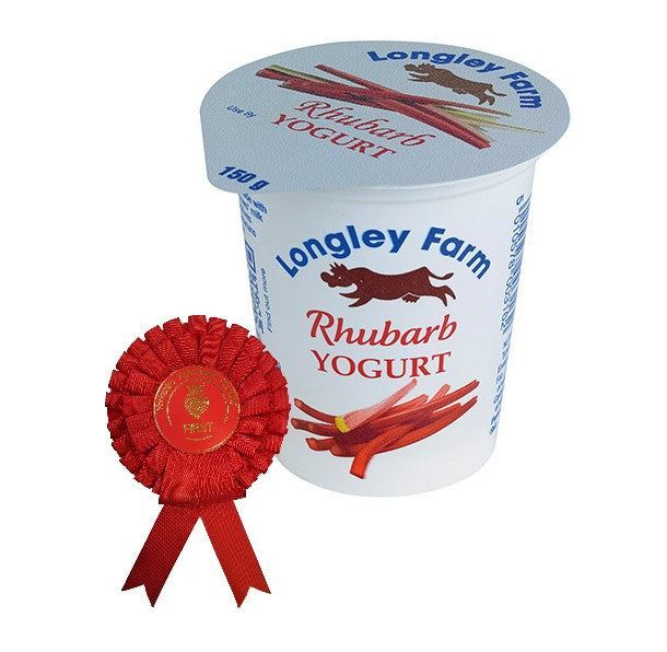 Longley Farm Rhubarb Yogurt