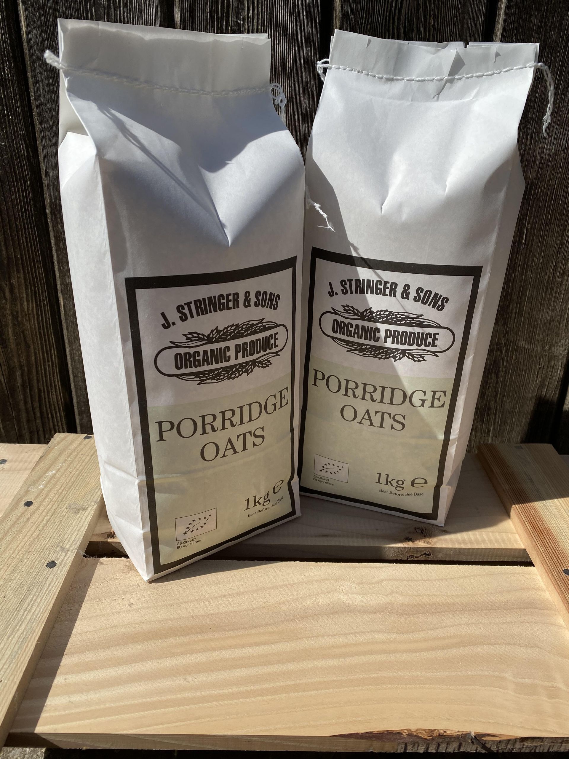 J. Stringers & Sons Porridge Oats Organic Produce