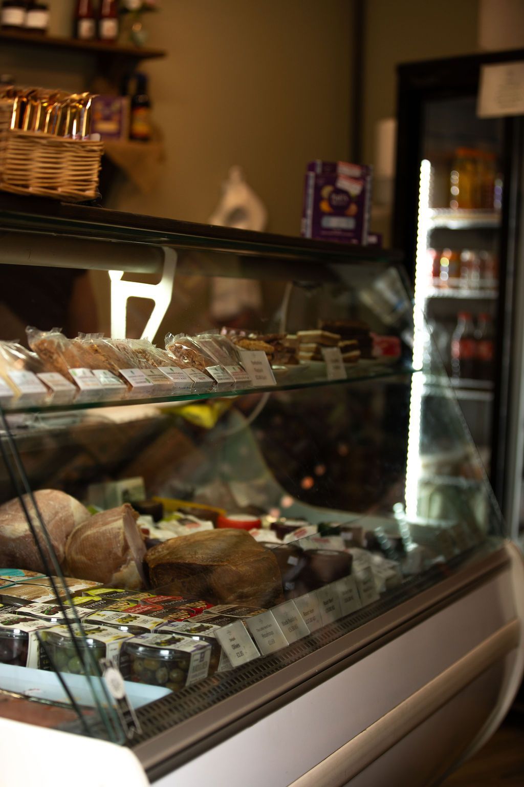Cooked meats, Longley Farm Yogurts and creams plus a wide selection of cheese available on the deli counter at The Pie Shop & Deli, 65 Clifton York YO30 6BD