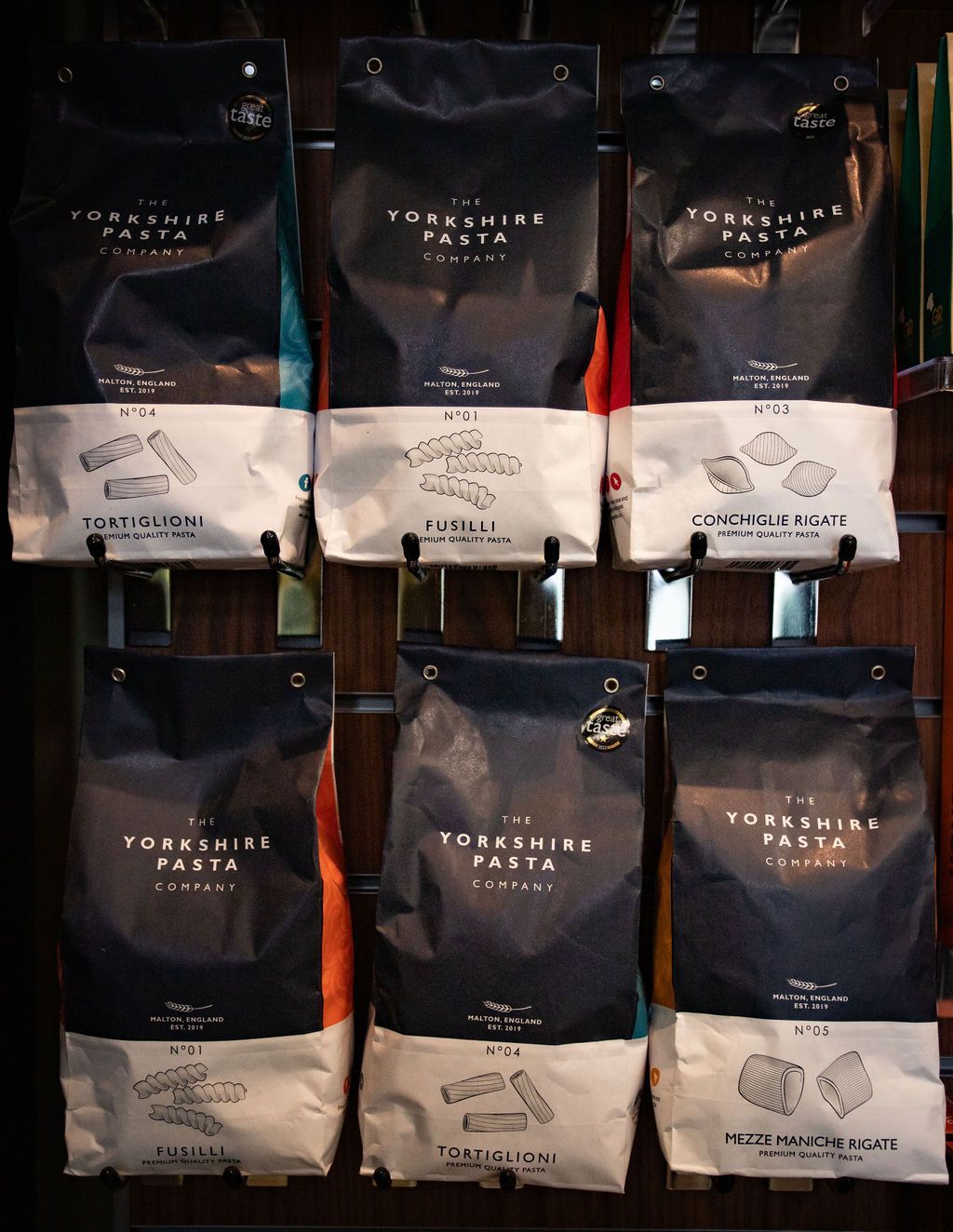 Pasta from the Yorkshire Pasta Company available at The Pie Shop & Deli, 65 Clifton, York YO30 6BD