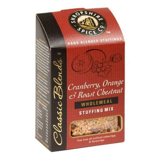 Shropshire Spice Co Cranberry, Orange & Roast Chestnut Wholemeal Stuffing Mix Wholemeal Stuffing Mix