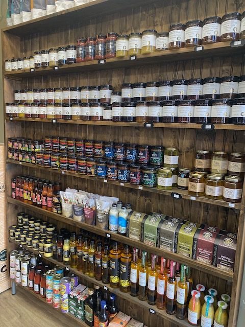 Bracken Hill Chutneys and jams, AAGRAR curry jars, salad dressings and oils available at The Pie Shop & Deli, 65 Clifton, York YO30 6BD