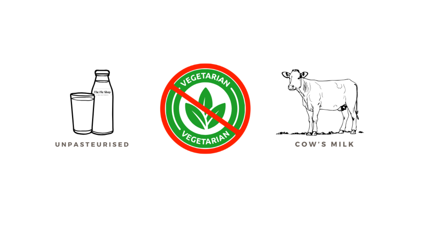 Admiral Collingwood Cheese Montgomery Cheddar: The statesman of the farm, Montgomery's Cheddar is the epitome of traditional, handmade, unpasteurised Somerset cheddar. It's deep, rich, nutty flavours have won worldwide acclaim. This is a naturally rinded product and the colour of the rind may have seasonal variations. It may contain naturally occuring blue veins which are normal and typical of this type of cheese.
Unpasteurised cow's milk and unsuitable for vegetarians.