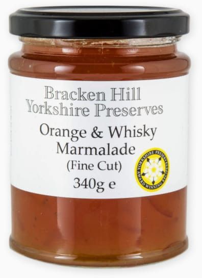 Bracken Hill Orange & Whisky Fine Cut Marmalade 340g