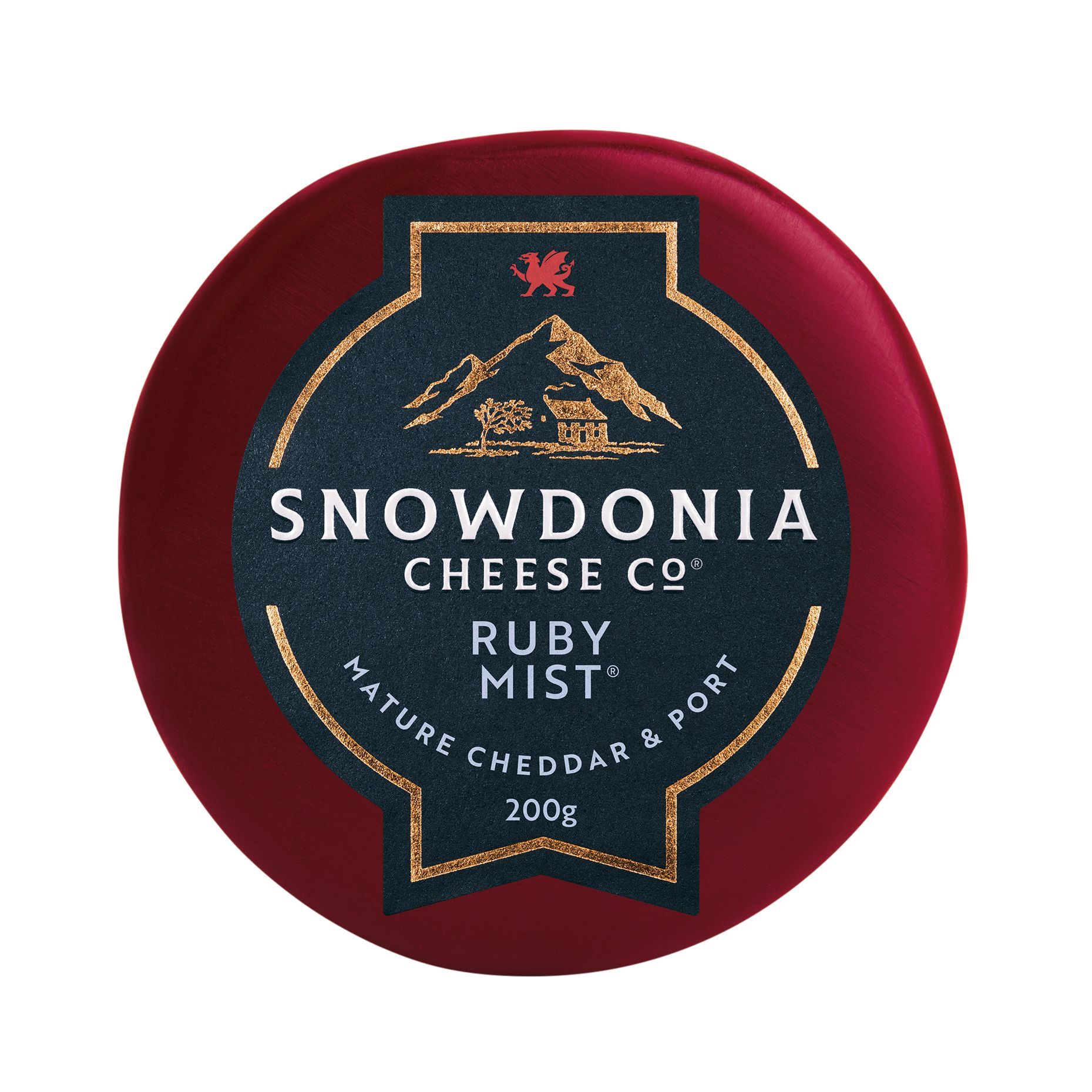 Mature Cheddar & Port - Snowdonia Cheese Company 