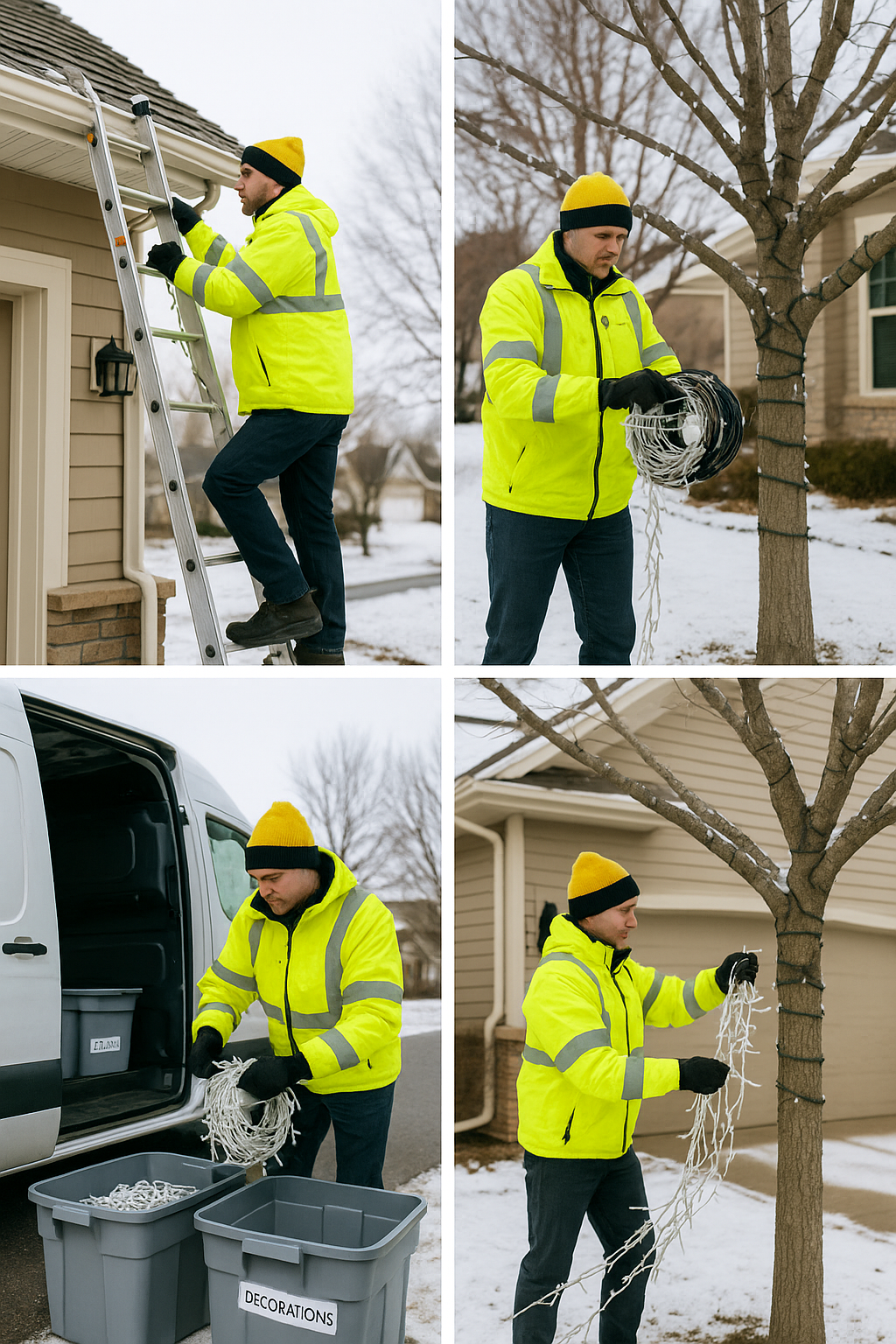 professional light uninstallation