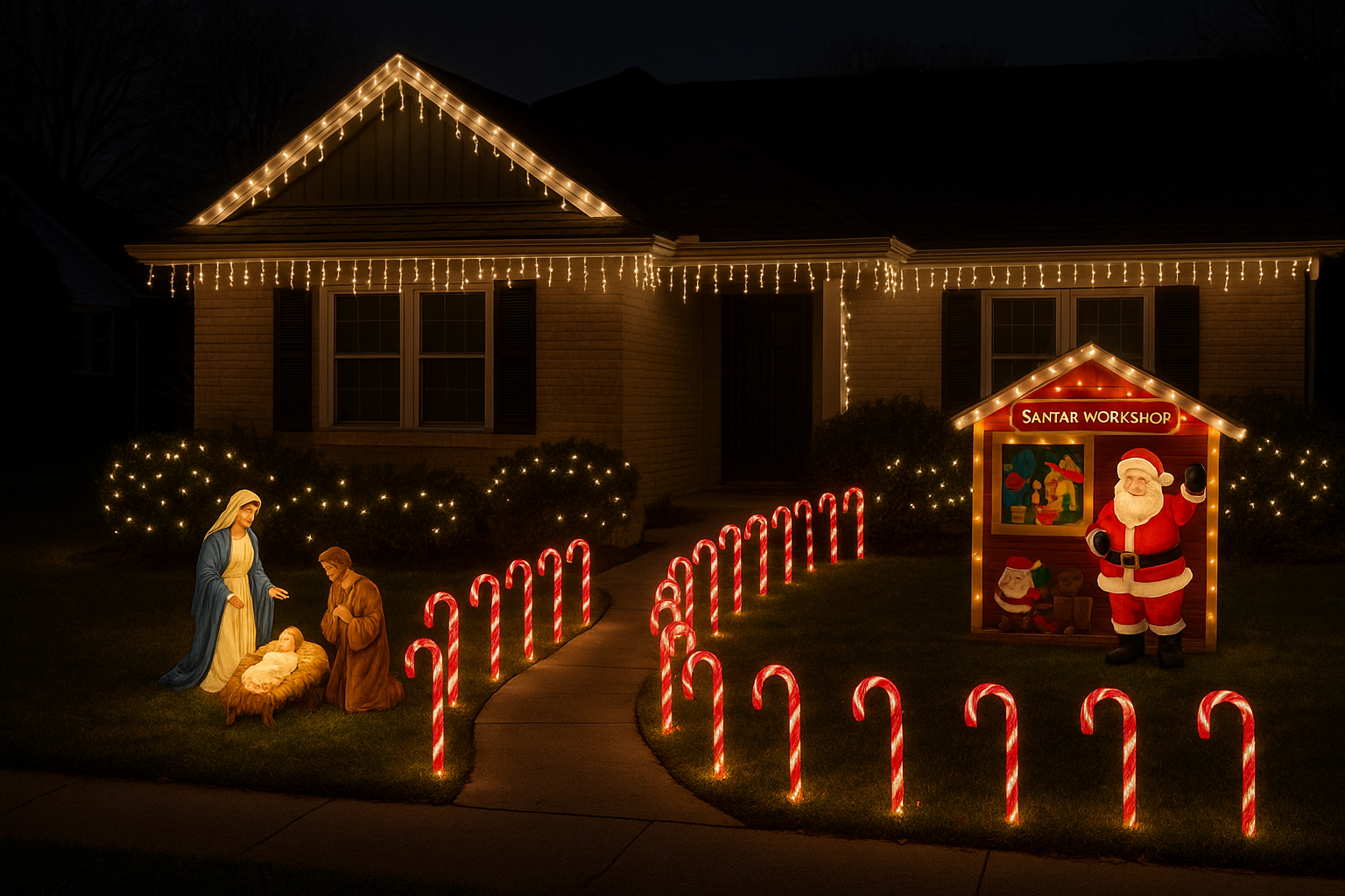 christmas lights design ideas