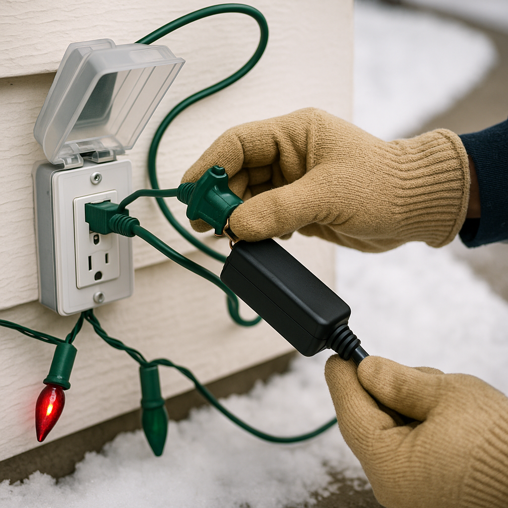 Christmas light safety tips