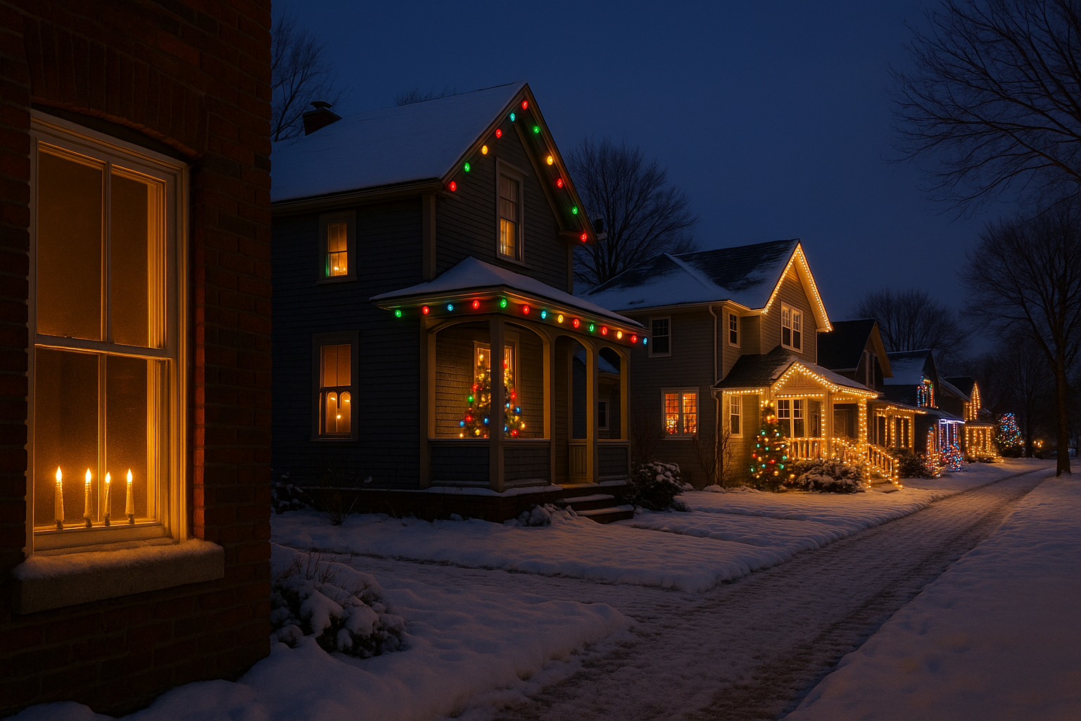 history of christmas lights