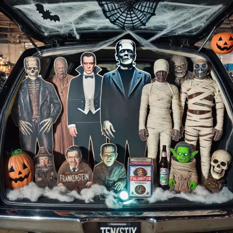 classic monster trunk or treat