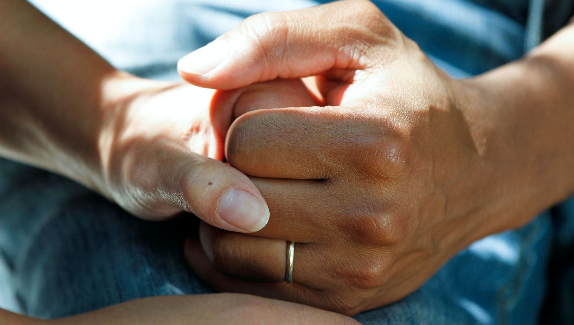 people holding hands