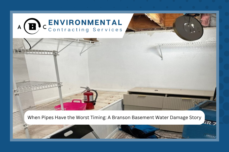 A Branson Basement Water Damage Story