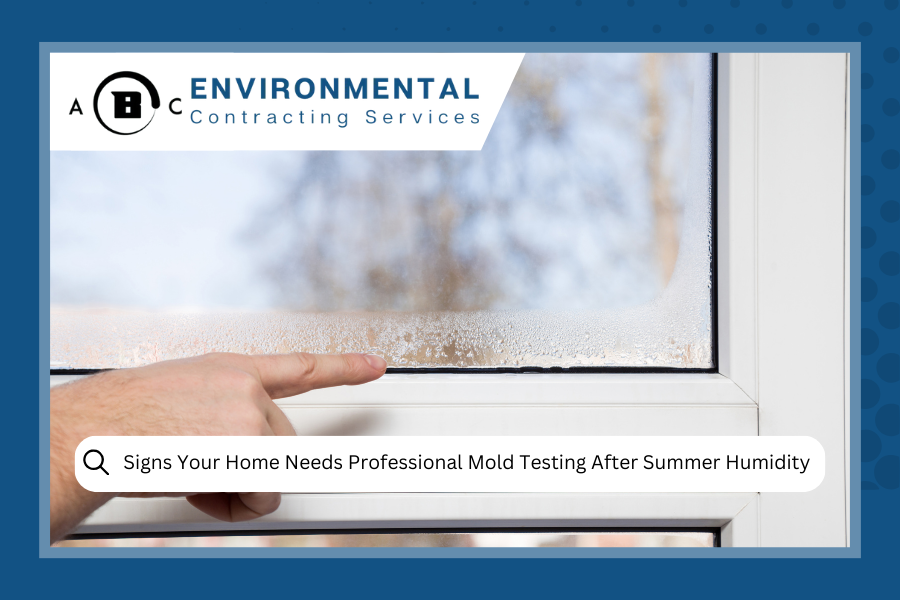 Signs Your Home Needs Professional Mold Testing After Summer Humidity