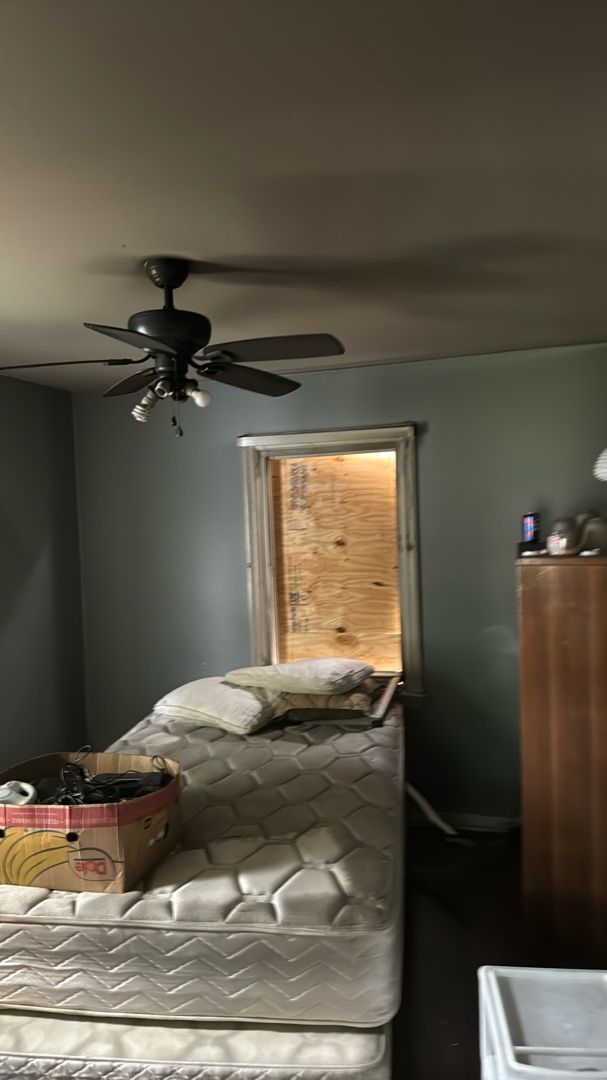 Bedroom smoke damage restoration in Springfield