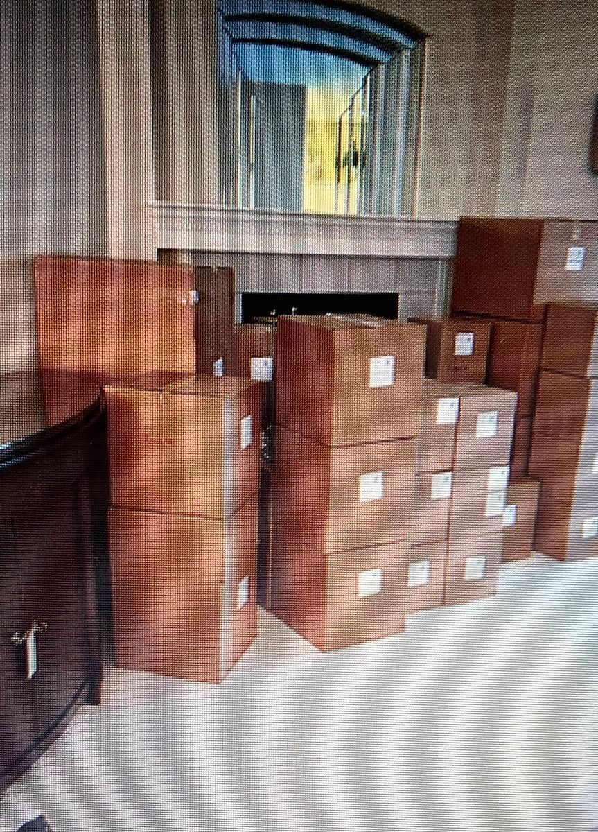 content cleaning and packout