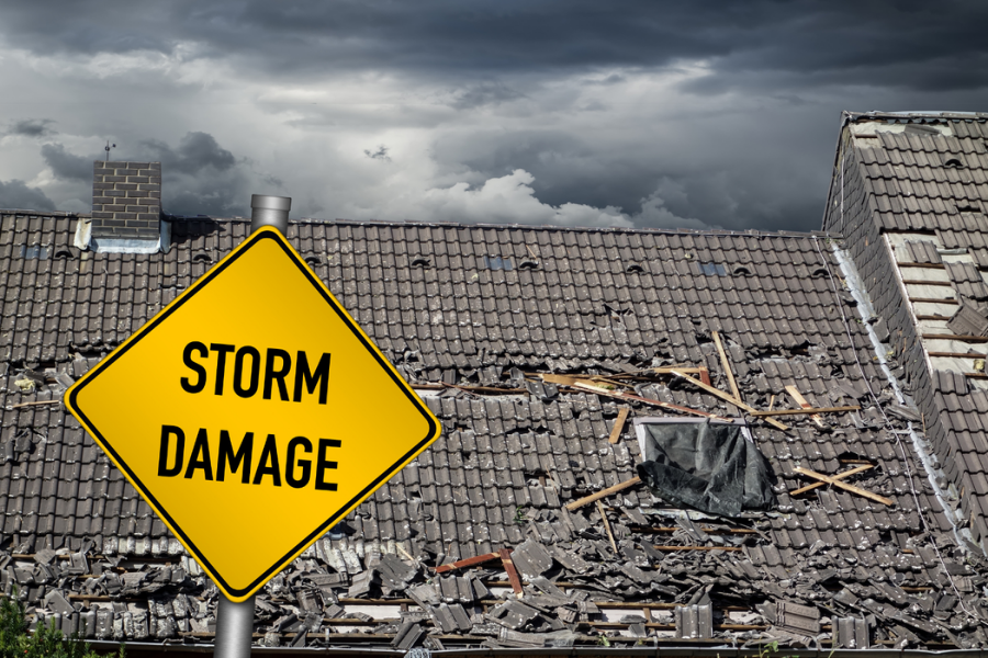 Storm damage to property